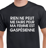 T-Shirt pour Homme femme gaspésienne humour couple