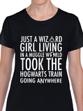 Hoodie Unisexe wizard girl humour