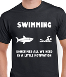 T-Shirt pour Homme swimming nage sport humour