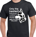 T-Shirt Vneck pour femme malinois dog chien