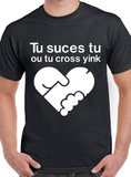 T-Shirt pour Homme suce tu humour