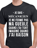 Hoodie Unisexe mécanicien humour