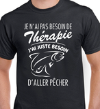 Hoodie Unisexe thérapie pêche fishing