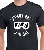 T-Shirt Vneck pour femme ski sport