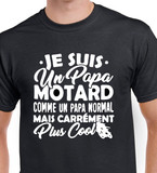 t-Shirt pour Homme papa père motard moto famille