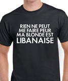 T-Shirt pour Homme blonde libanaise couple