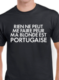 Hoodie Unisexe blonde portugaise couple