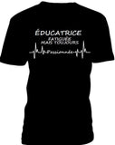 T-shirt vneck femme éducatrice qc fr