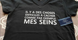 T-shirt vneck femme difficile cacher sein qc fr