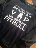 T-shirt vneck women pitbull vip