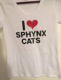 T-shirt women sphynx cat
