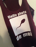 T-shirt vneck women vieille photo qc fr