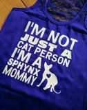 T-shirt vneck women sphynx cat