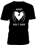 T-shirt men adopt don't shop