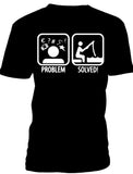 T-shirt men fishing problem solved