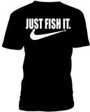 T-shirt men fishing just fish it
