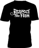 T-shirt men fishing respect the fish
