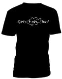 T-shirt women fishing girls fish too