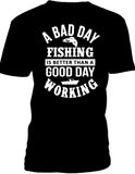 T-shirt men fishing bad day