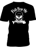 T-shirt men fishing fish fear me