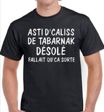 T-shirt pour Femme tabarnak humour