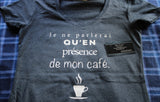Hoodie Unisex café humour