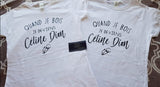 T-Shirt pour homme Céline dion humour