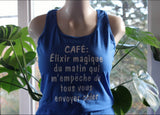 T-Shirt pour homme café humour