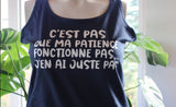 T-Shirt pour homme patience humour