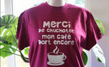 Hoodie Unisex café humour