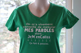 T-shirt pour Femme paroles humour