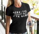 Hoodie Unisex gère toé humour