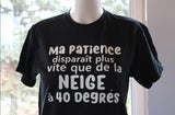 T-Shirt pour homme patience humour
