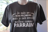 Hoodie Unisex parrain famille pêche