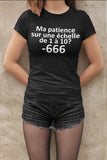 T-shirt pour Femme patience humour