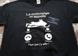 T-Shirt Vneck pour femme motoneige skidoo