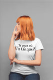 Hoodie Unisexe claque humour
