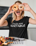 T-shirt pour Femme pas sortable humour