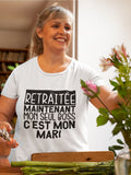 Hoodie Unisexe retraite retraitée couple boss humour