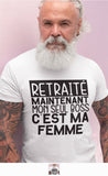 Hoodie Unisexe retraite retraité couple boss humour