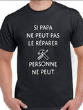 Hoodie Unisex papa père réparer famille humour
