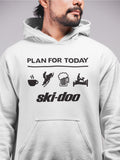 T-shirt pour Femme plan today motoneige bière café humour