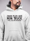 T-Shirt pour homme bois plus que mon truck humour