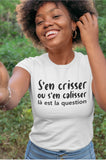 T-shirt pour Femme crisser calisser humour