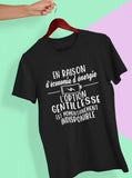 T-shirt pour Femme gentillesse indisponible humour