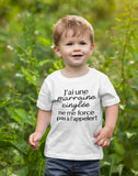 T-Shirt pour Homme marraine cinglée famille humour