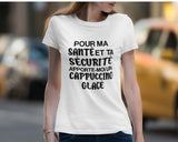 T-shirt pour Femme santé sécurité cappuccino glacé humour