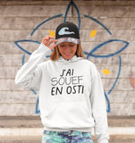 T-Shirt Vneck pour femme souef osti humour