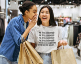 T-Shirt Vneck pour femme ne pas dépenser nous vous remercions pour votre achat humour