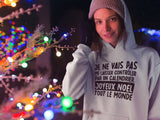 T-Shirt Vneck pour femme joyeux noel tout le monde humour
